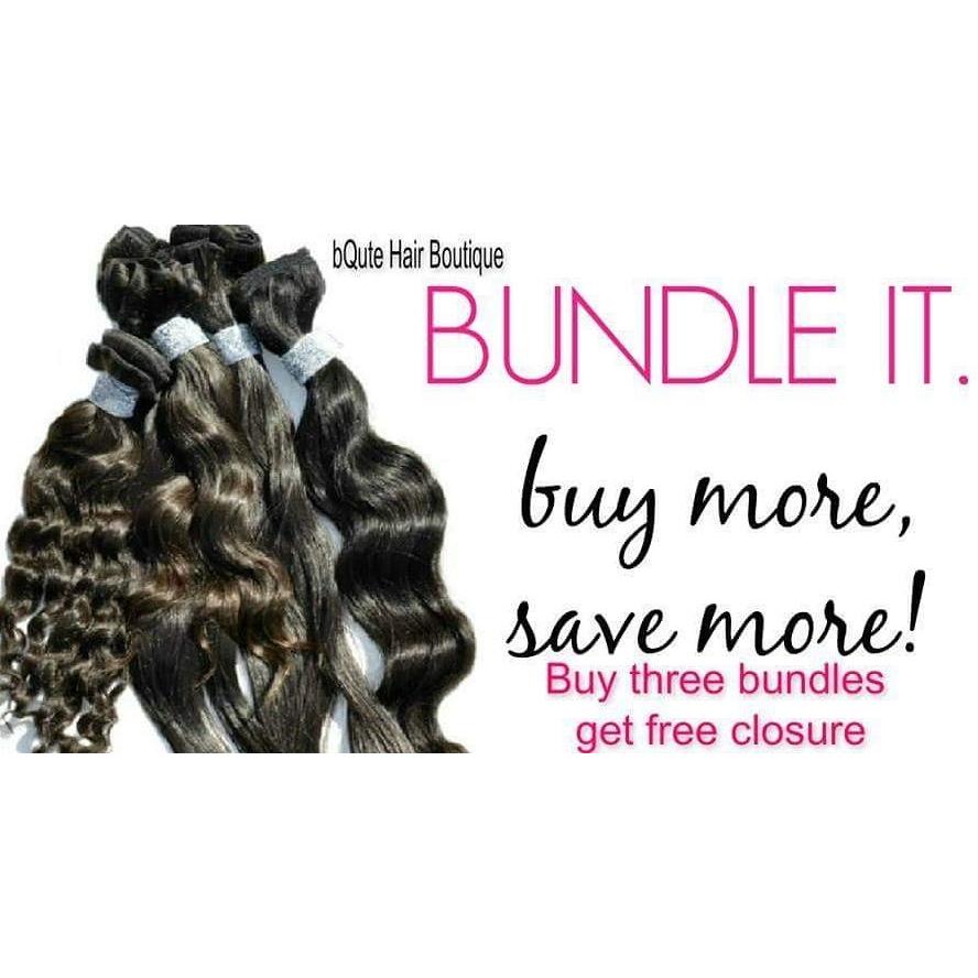 Sheer Wavy Collection and 10 in Closure, 12in, 14in, & 16in - bQute LuXe Hair & Lash Boutique