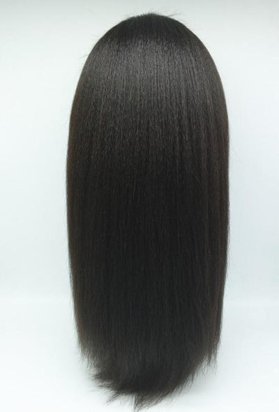 Brazilian virgin  Kinky Straight Hair 360 lace frontal wig - bQute LuXe Hair & Lash Boutique