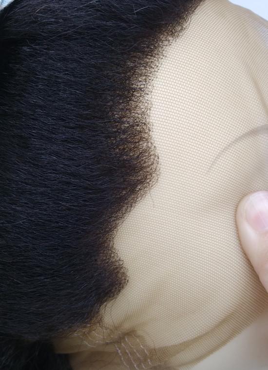 Brazilian virgin  Kinky Straight Hair 360 lace frontal wig - bQute LuXe Hair & Lash Boutique