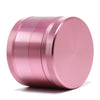 40mm Pink Weed Grinder Herb Grinder with Silicone Pipe Girly Smoking Accessories Wholesale Custom LOGO DIY