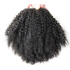 Grade Human 8A Hair Extension Curly Ponytail 1Pic Human Kinky Curly Hair Drawstring Ponytail Virgin Brazilian Human Real Hair - bQute LuXe Hair & Lash Boutique 