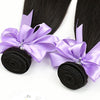 SYLK Straight Hair 3 Bundles Human Hair 100% Natural Hair Extensions - bQute LuXe Hair & Lash Boutique