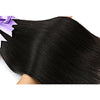 SYLK Straight Hair 3 Bundles Human Hair 100% Natural Hair Extensions - bQute LuXe Hair & Lash Boutique