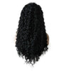 Curly Lace Front Long Hair Wigs Brazilian Remy Hair High Temperature Fiber Wig - bQute LuXe Hair & Lash Boutique