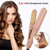 2 in 1 Digital Hair Straightener & Curler - bQute LuXe Hair & Lash Boutique