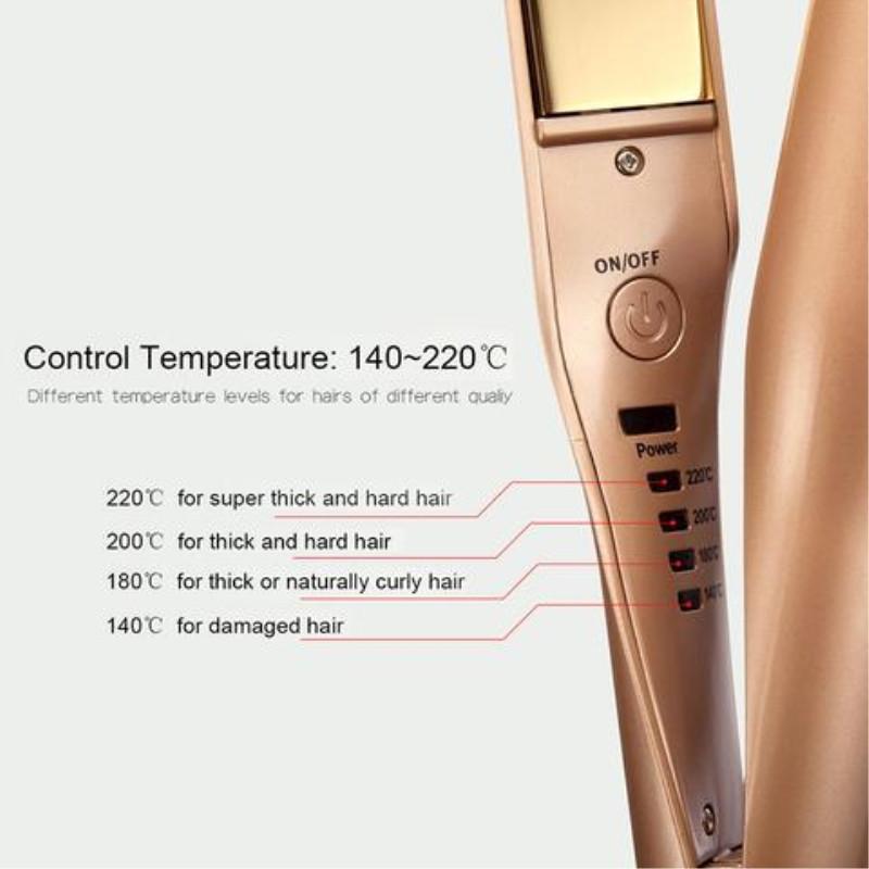 2 in 1 Digital Hair Straightener & Curler - bQute LuXe Hair & Lash Boutique