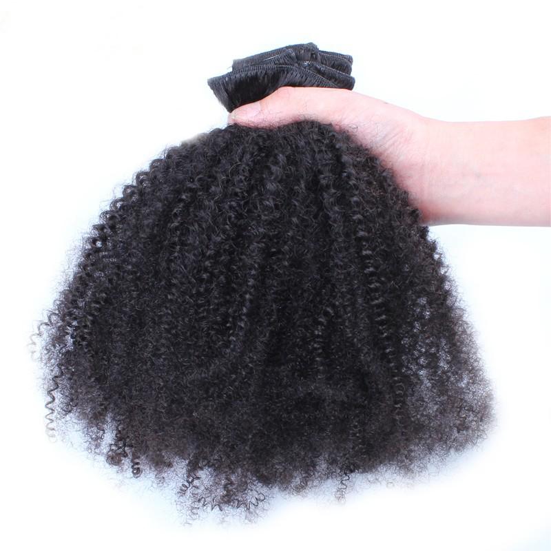 Brazilian Afro Kinky Curly Clip-In's - bQute LuXe Hair & Lash Boutique