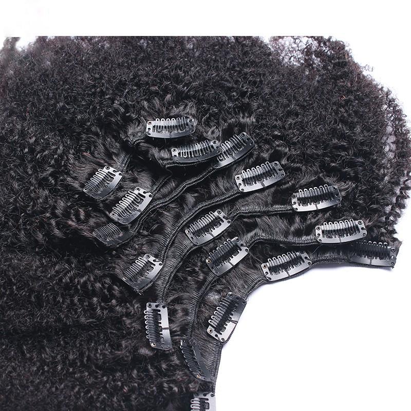 Brazilian Afro Kinky Curly Clip-In's - bQute LuXe Hair & Lash Boutique