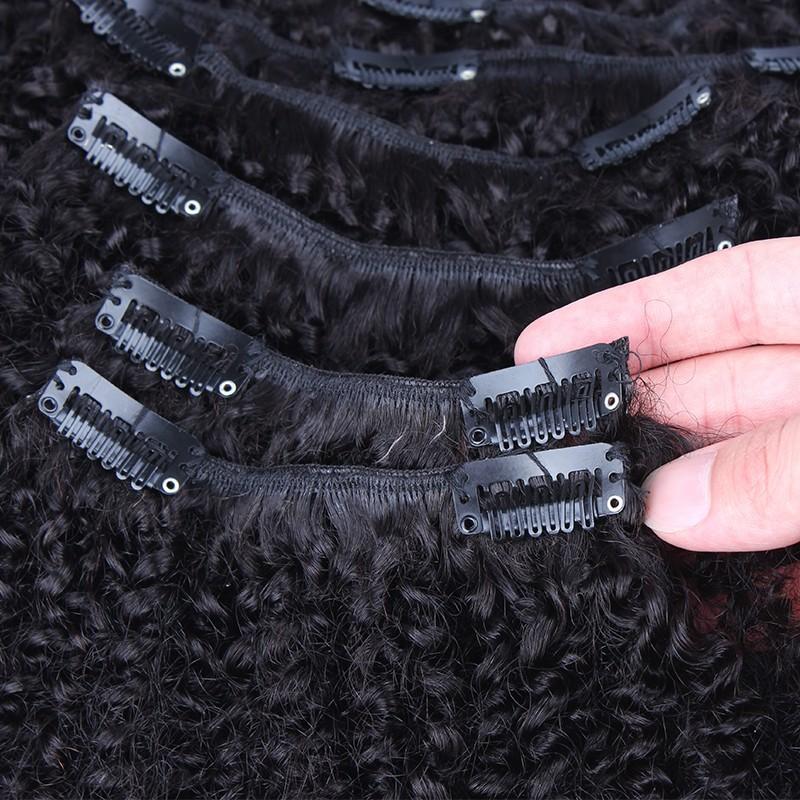 Brazilian Afro Kinky Curly Clip-In's - bQute LuXe Hair & Lash Boutique