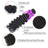 Brazilian Virgin Hair Deep Curly Wave 4 Bundles 100% Unprocessed Human Hair Natural Black Color Hair Extensions Can Be Dyed - bQute LuXe Hair & Lash Boutique
