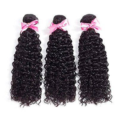 Brazilian Curly Virgin Hair 3pcs 100% Virgin Human Hair Extensions - bQute LuXe Hair & Lash Boutique