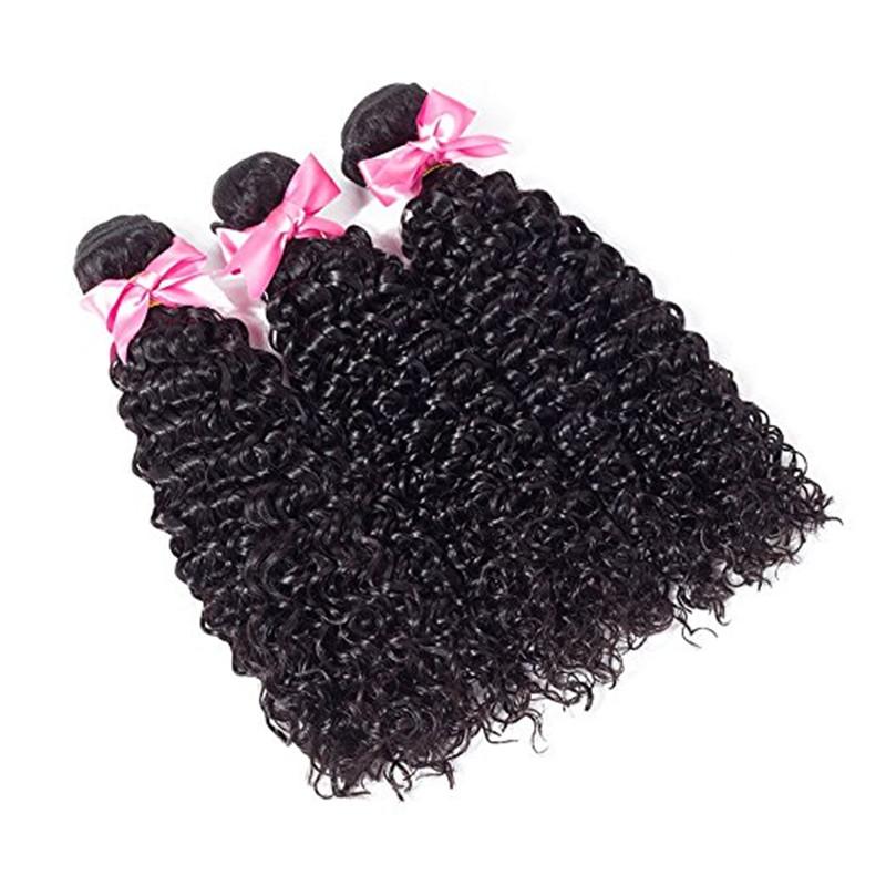 Brazilian Curly Virgin Hair 3pcs 100% Virgin Human Hair Extensions - bQute LuXe Hair & Lash Boutique