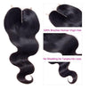 100% Virgin Brazilian Hair Lace Closure Body Wave Free Part - bQute LuXe Hair & Lash Boutique 