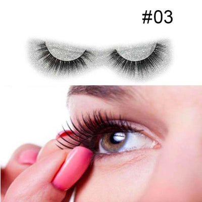 Real 3D Mink Soft Long Natural Eye Lash Extension - bQute LuXe Hair & Lash Boutique