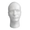 Male Styrofoam Mannequin Manikin Head Model Foam Wig Hair Glasses Display - bQute LuXe Hair & Lash Boutique