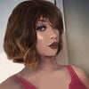 Fashion Short Wavy Bob Synthetic Wig for Black Women Black - bQute LuXe Hair & Lash Boutique 