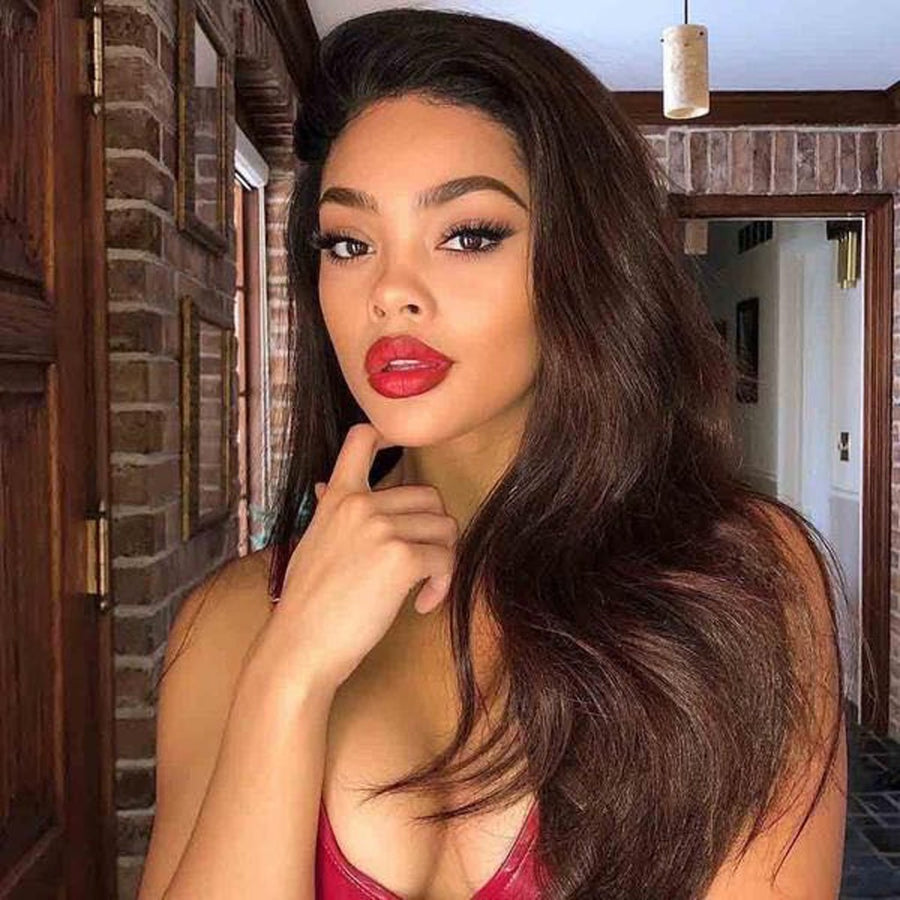 Fashion Synthetic Long Curly Hair Big Wave Gold Brown Gradient Natural Hair Wigs - bQute LuXe Hair & Lash Boutique 