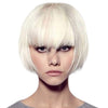 Girls Fashion Short White Cool Wig Women Handsome Realistic Short Hair Wig - bQute LuXe Hair & Lash Boutique