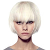 Girls Fashion Short White Cool Wig Women Handsome Realistic Short Hair Wig - bQute LuXe Hair & Lash Boutique 