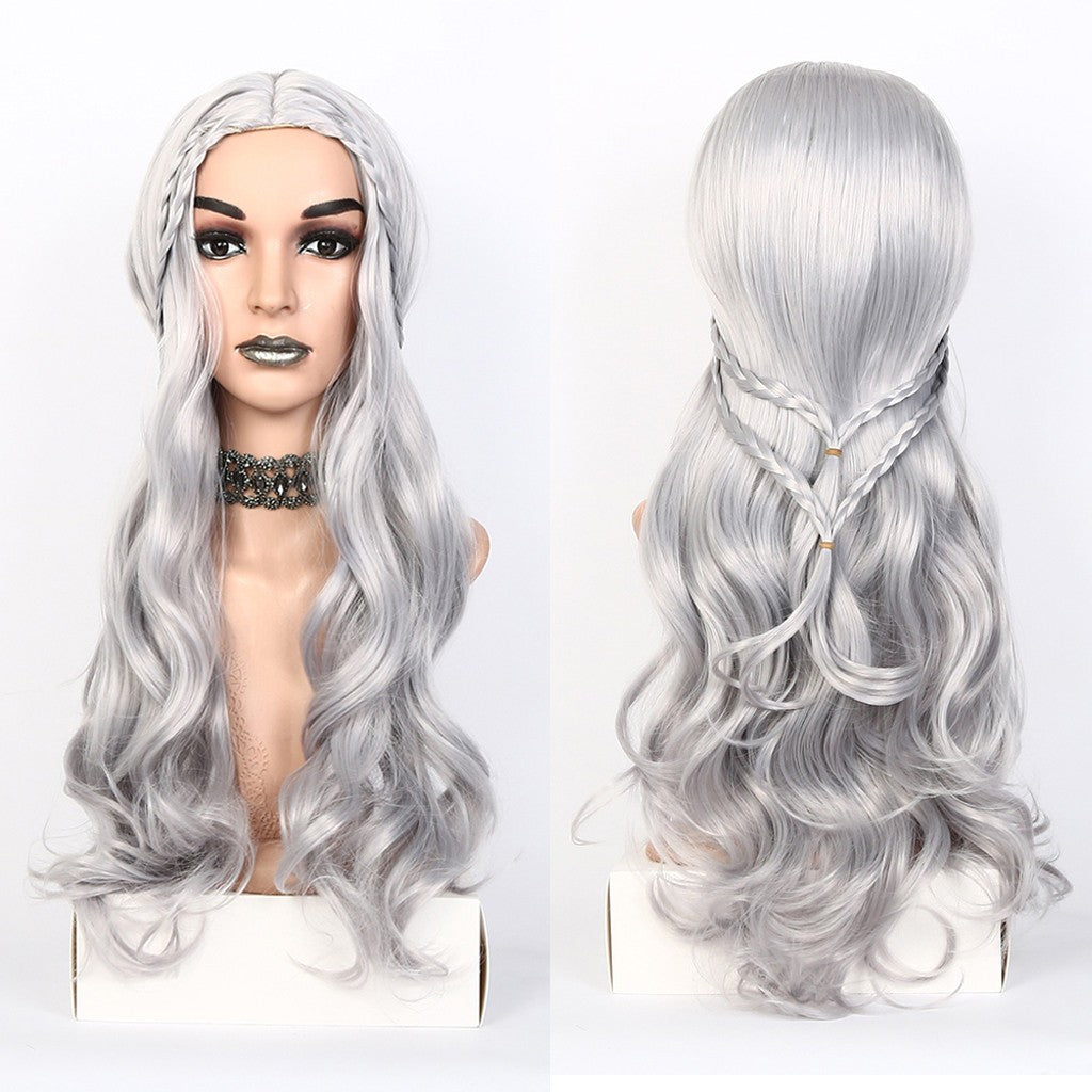 30Inch Long Curly Wavy Synthetic Hair Wigs Women Girl Cosplay Wigs for Costumes - bQute LuXe Hair & Lash Boutique