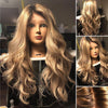 New Women's Fashion Wig Brown Synthetic Hair Long Wigs Wave Curly Wig - bQute LuXe Hair & Lash Boutique