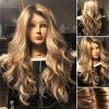 New Women's Fashion Wig Brown Synthetic Hair Long Wigs Wave Curly Wig - bQute LuXe Hair & Lash Boutique