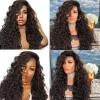 Girl Gradient Natural Brown Party Wig Long Full Curly Hair Fashion Synthetic Wig - bQute LuXe Hair & Lash Boutique