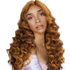 Women Fashion Lady Long Curly Gold Hair Cosplay Party Wig - bQute LuXe Hair & Lash Boutique 