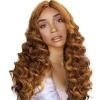 Women Fashion Lady Long Curly Gold Hair Cosplay Party Wig - bQute LuXe Hair & Lash Boutique