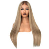 Sexy Gradient Blonde Party Wigs Long Curly Hair Mixed Colors Synthetic Wig - bQute LuXe Hair & Lash Boutique 