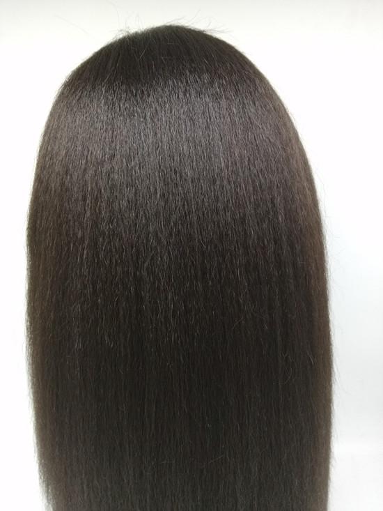 Brazilian virgin  Kinky Straight Hair 360 lace frontal wig - bQute LuXe Hair & Lash Boutique